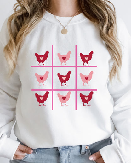 Valentine Chicken Sweatshirt