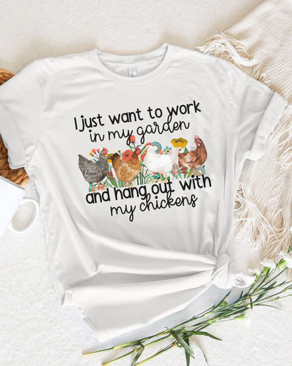 Gardening Chicken Tee