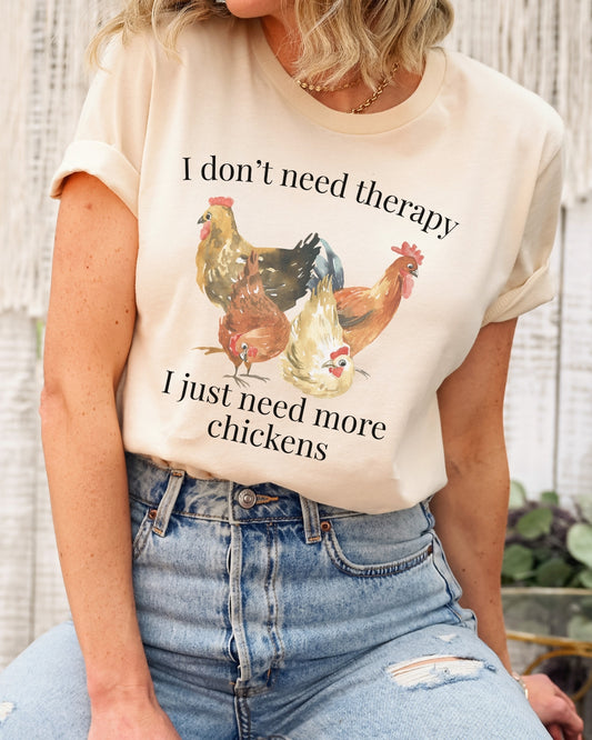 Therapy Chicken Tee