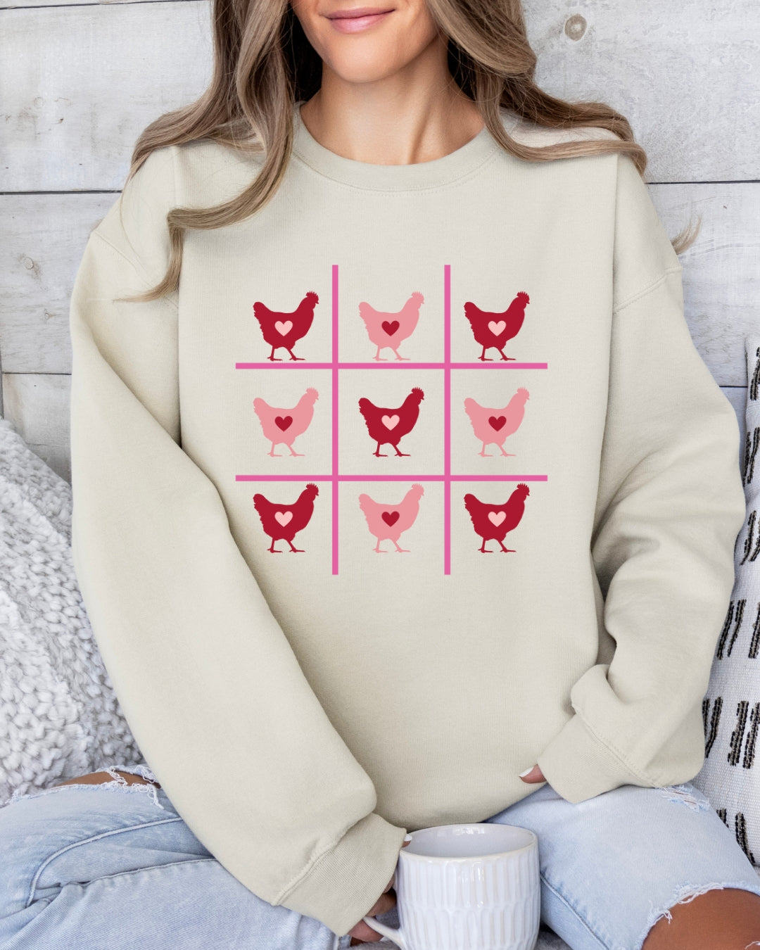 Valentine Chicken Sweatshirt