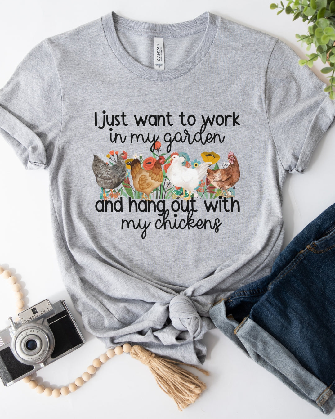 Gardening Chicken Tee