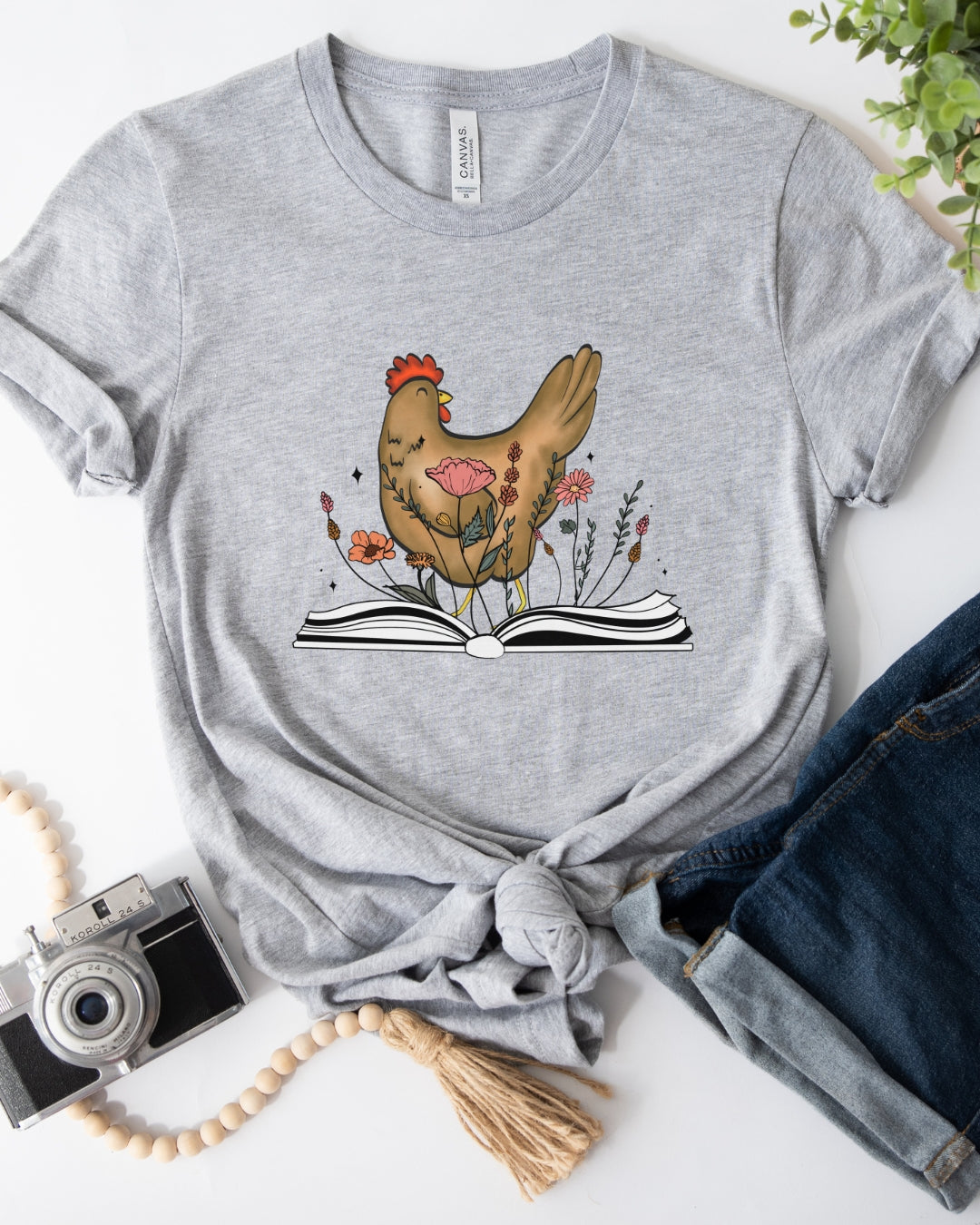 Bookish Chicken Tee