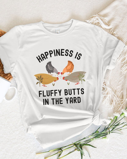 Fluffy Butts Chickens Tee