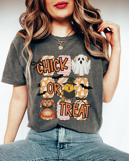 Chick or Treat Halloween Tee