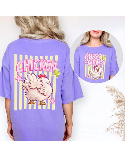 Chicken Butt Double Sided Tee