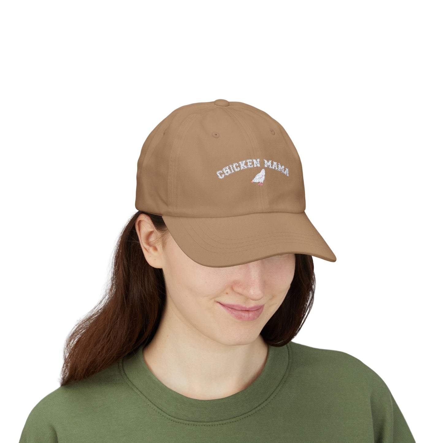 Embroidered Chicken Mama Hat