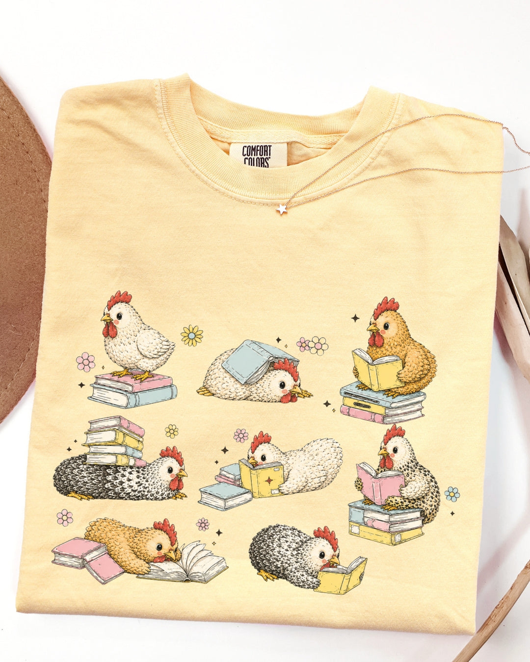 book lover chicken shirt