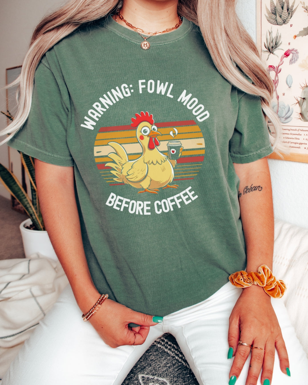 Coffee Lover Chicken Tee