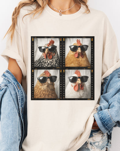 Photo Booth Chicken Tee