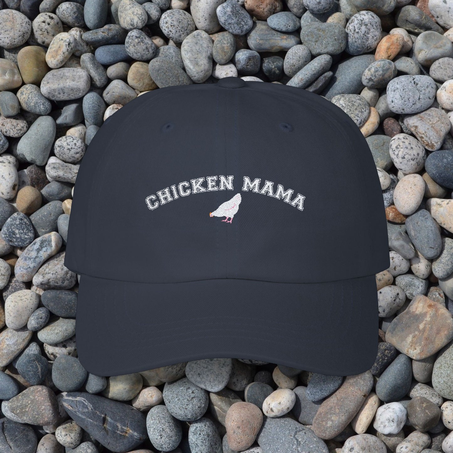 Embroidered Chicken Mama Hat