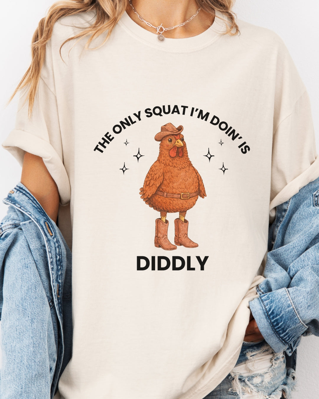 Diddly Squat Chicken Tee