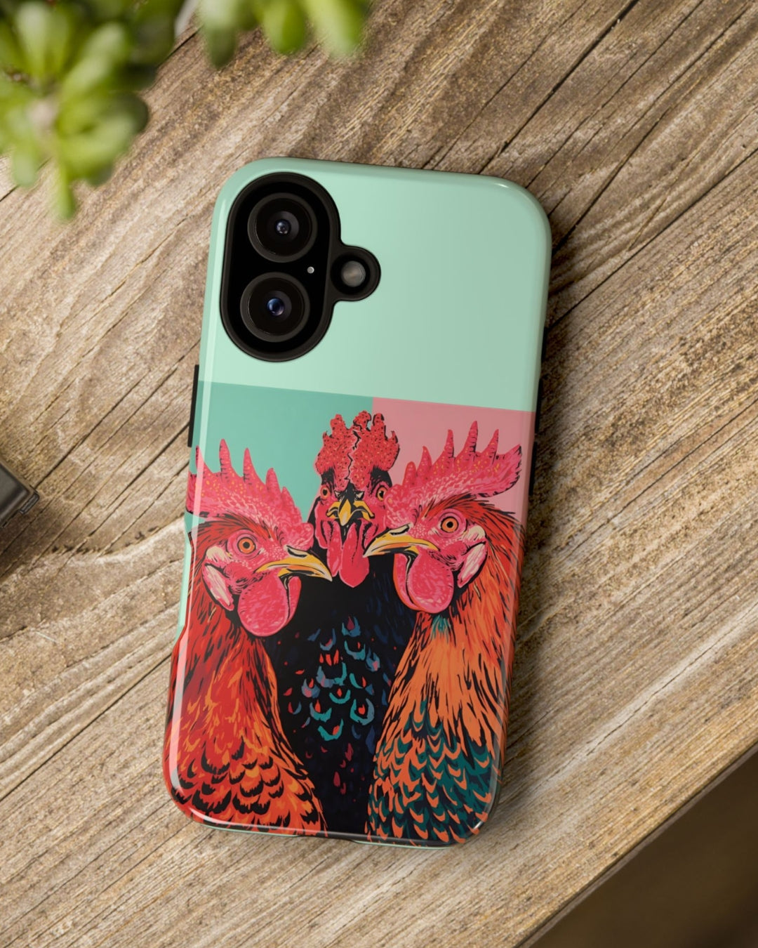 Art Deco Chickens Phone Case