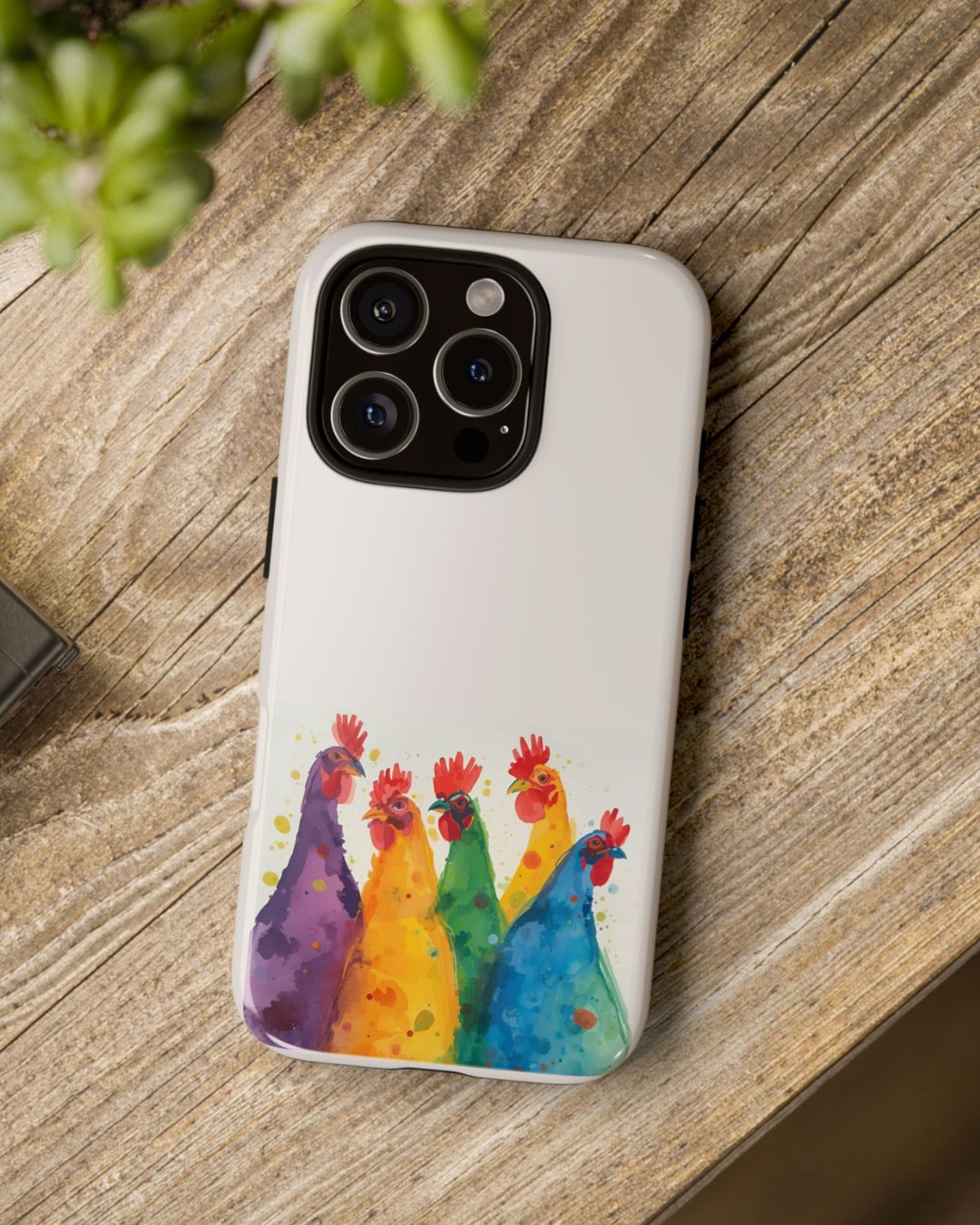 Painted Chickens Phone Case